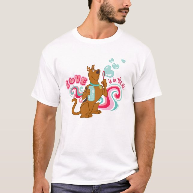 T-shirt Scooby-Doo - L'Amour Est Dans L'Air (Devant)