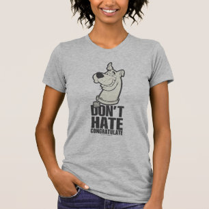 T-shirt Scooby-Doo "Ne pas haïr, Féliciter" Graphique