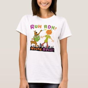 T-shirt Scooby-Doo Ruh Roh ! Mauvais sort !
