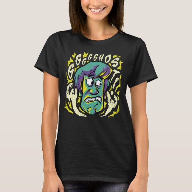 T-shirt Scooby-Doo | Shaggy effrayée (Devant)