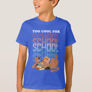 T-shirt Scooby Doo Trop Cool Pour L'École
