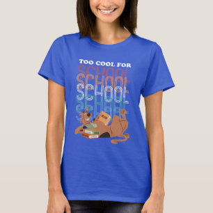 T-shirt Scooby Doo Trop Cool Pour L'École