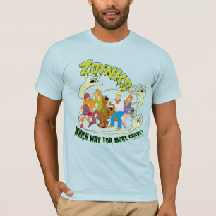 T-shirt Scooby-Doo Zoinks Quelle voie pour plus de bonbon