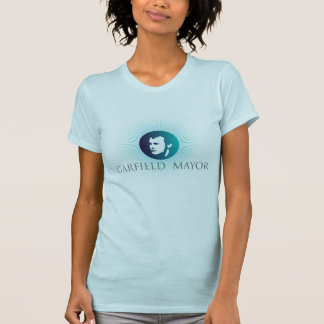T-shirt Scoop décontracté T de dames de maire "Sun
