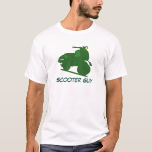 T-shirt Scooter à moteur vert
