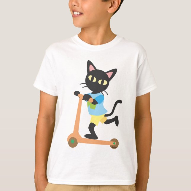 T-shirt Scooter de coup-de-pied (Devant)