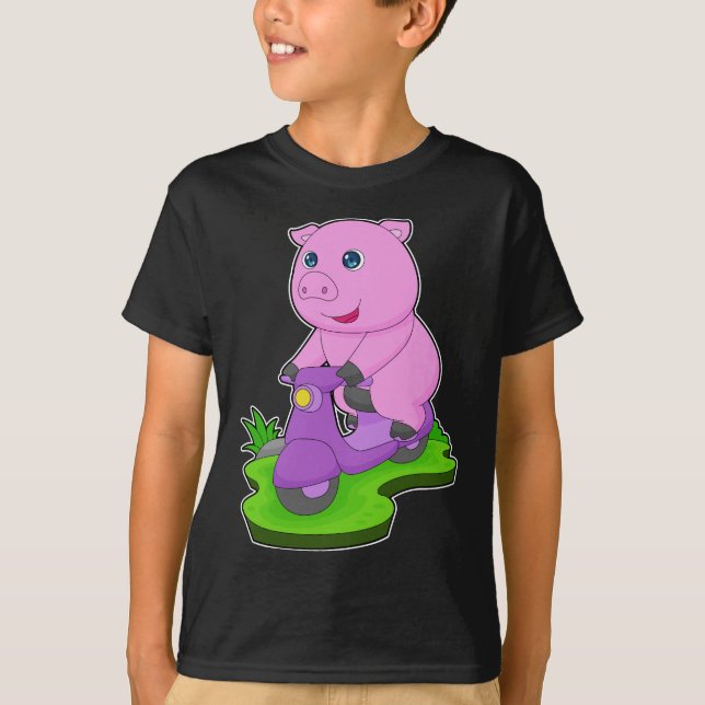 T-shirt Scooter de porc (Devant)