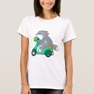 T-shirt Scooter pour chat