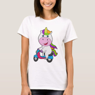 T-shirt Scooter Unicorn