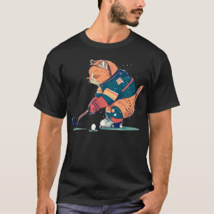 T-shirt Score Big avec le Hockey "Cats on Ice"