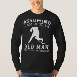 T-shirt Score Big sur l'Humour avec le hockey en supposant