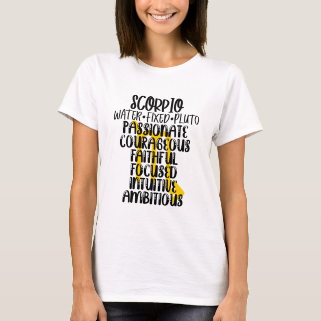 T-shirt Scorpio (Devant)