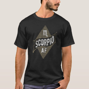 T-shirt Scorpio Af Astrologie Scorpio Zodiac Anniversaire
