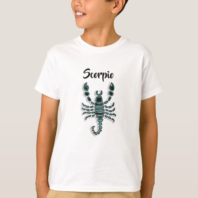 T-shirt Scorpio Anniversaire Zodiac Horoscope Scorpion (Devant)