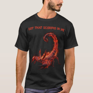 T-shirt Scorpio Birthday Gift | Zodiac | Fiery Scorpion
