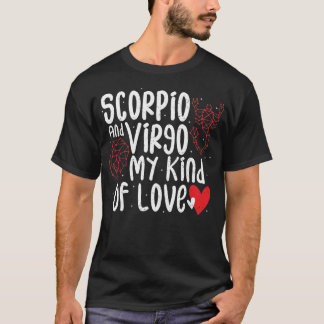 T-shirt Scorpio Et Virgo Mon Amour - Astrologie