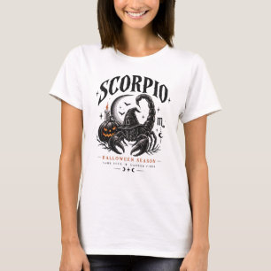 T-shirt Scorpio Halloween shirt - Gothic Scorpio Zodiac