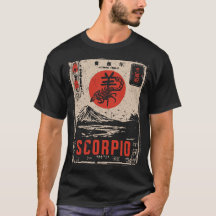 Scorpio japonais Zodiac | Scorpion soleil rouge