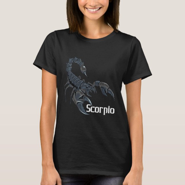 T-shirt Scorpio signe Zodiaque Horoscope Auteur Astrologis (Devant)
