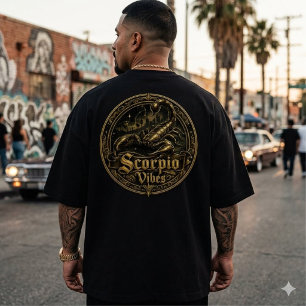 T-Shirt Scorpio Vibes Back