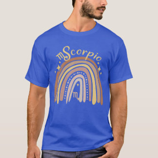 T-shirt Scorpio Zodiac Bohemian Boho Rainbow 70s Vintage A