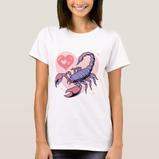 T-shirt Scorpio Zodiac Heart Design – Cute Astrological