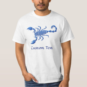 T-shirt Scorpion bleu