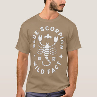 T-shirt Scorpion bleu