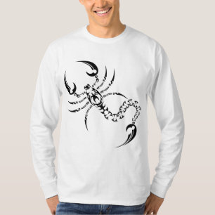 T-shirt scorpion tribal