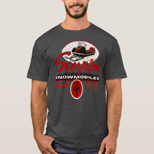 T-shirt Scorpion Vintage Motoneiges USA