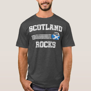 T-shirt Scotland Rocks Vintage Curling