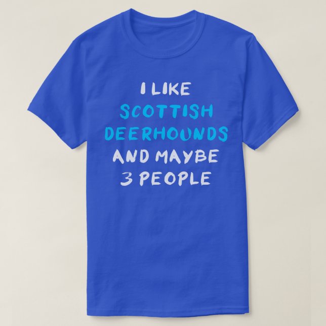 T-shirt Scottish Deerhound 2 (Design devant)