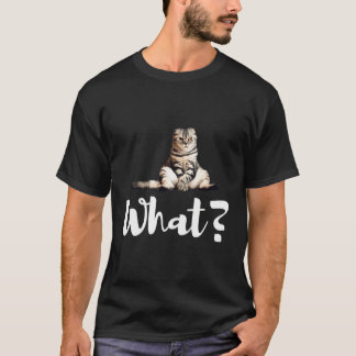 T-shirt Scottish Fold Cats Drôle Quel mignon Kitten Cadeau