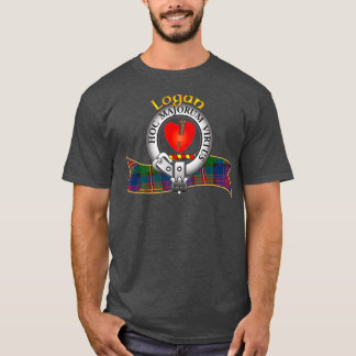 T-shirt Scottish Logan Clan Tartan Crest A Passion nail