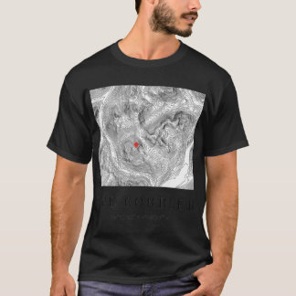 T-shirt Scottish Mountainhe Cobbleropographic Map Design S
