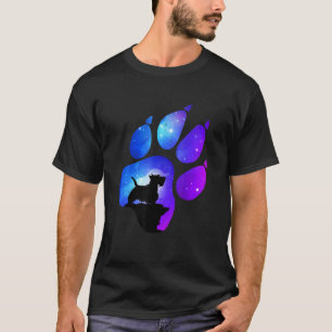 T-shirt Scottish Terrier Paw Chien Papa