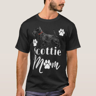 T-shirt Scottish Terrier Scottie Chien Maman
