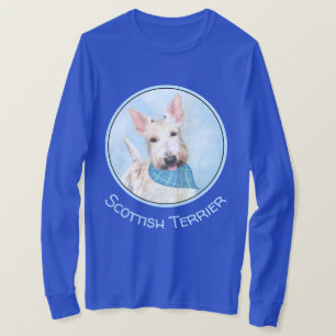 T-shirt Scottish Terrier Wheaten Dog Painting Art original