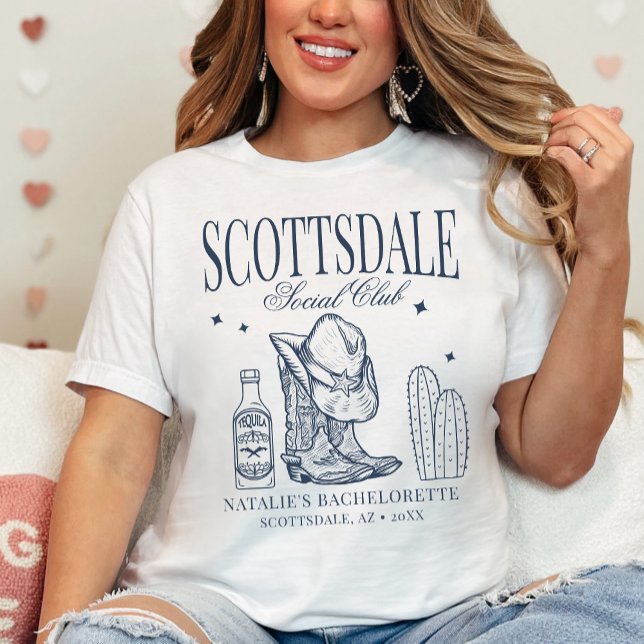 T-shirt Scottsdale Bachelorte Party Social Club (Créateur téléchargé)