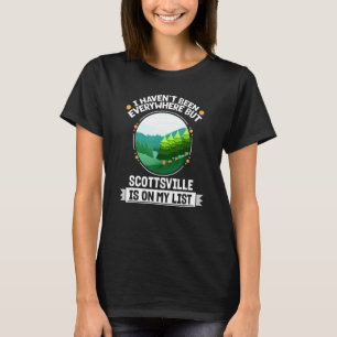 T-shirt Scottsville Est Sur Ma Liste Nature Arbres Extérie
