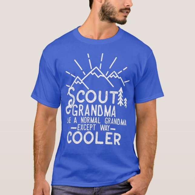 T-shirt Scout Grand-mère Shirt Chef d'équipe Boy Camping (Devant)