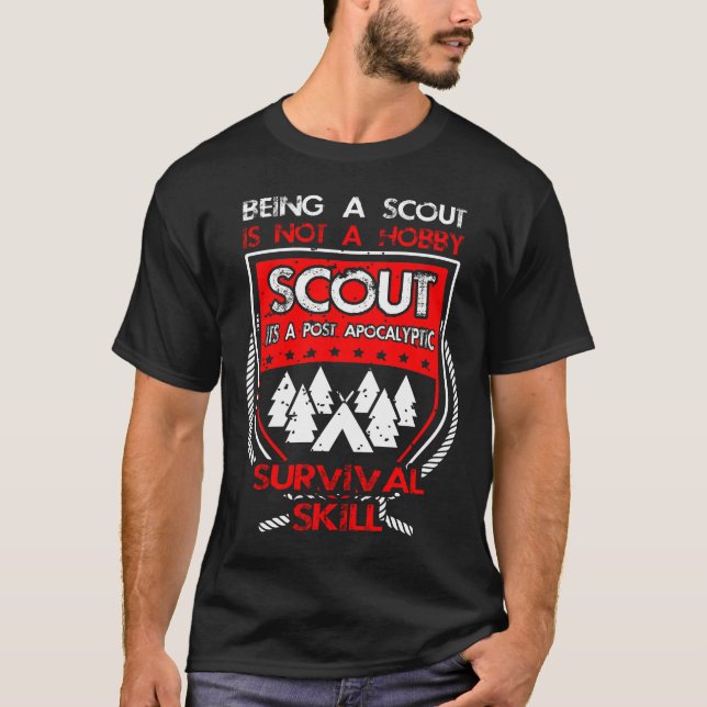 T-shirt Scout Pas Un Hobby Amusant Garçon Scout Le Scout T (Devant)