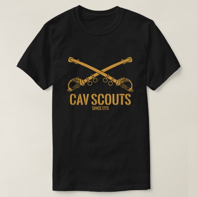 T-shirt Scouts de cavalerie depuis 1775 Armée - 20297 (Design devant)