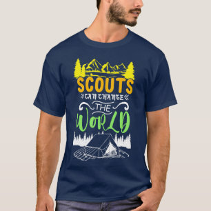 T-shirt Scouts Scouts Camping Montagnes Chemises Randonnée