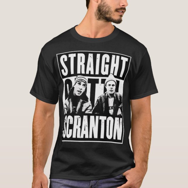 T-shirt Scranton droit - Lazy Scranton (Devant)