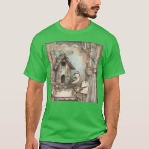 T-shirt Scrapbook Style Birds Birds Birds Birds boy