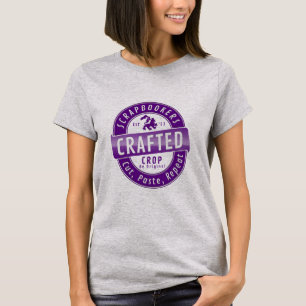 T-shirt "Scrapbookers - Couper, Coller et Répéter"