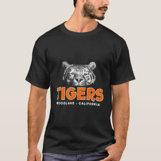 T-shirt Scratchboard de Woodlake California Tigers