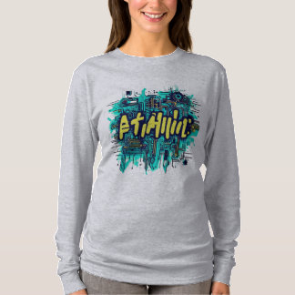 T-shirt Scribble Cybernétique