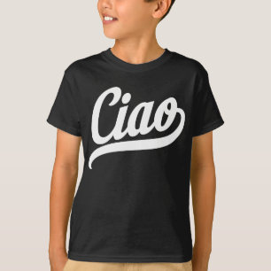 T-shirt Script Ciao (blanc)